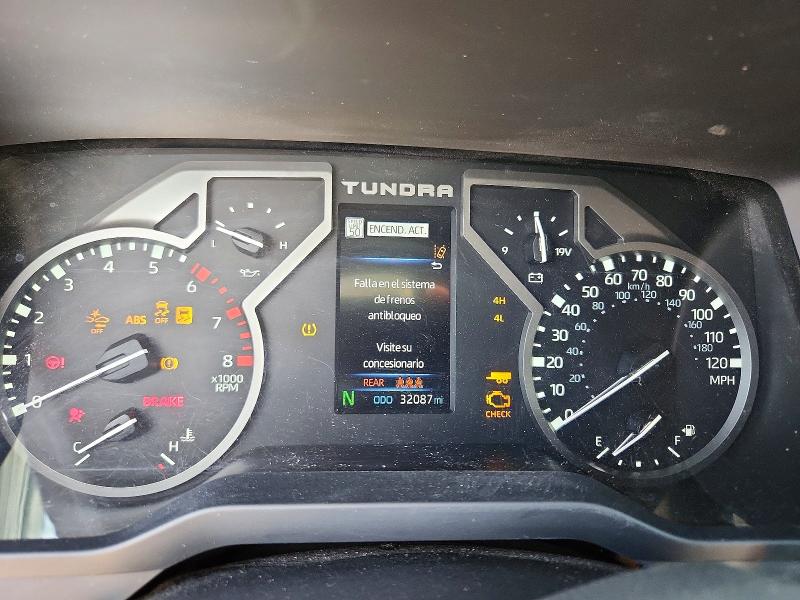 2026 Toyota Tundra VIN 5TFLA5DB4TX343022 COPART salvage auction — FRONT END, La - Cert Of Title-Salvage, sold $13,800 on 2026-07-10 (photo 9)