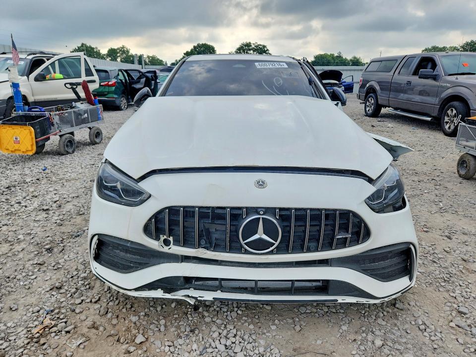 2023 Mercedes-benz C-klasse amg VIN W1KAF8HB7PR101247 COPART salvage auction — FRONT END, In - Certificate Of Title, sold $12,000 on 2026-07-28 (photo 5)