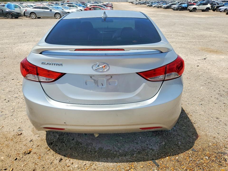 2013 Hyundai Elantra VIN KMHDH4AEXDU781292 COPART salvage auction — FRONT END, TX - CERTIFICATE OF TITLE, sold $450 on 2026-07-29 (photo 6)