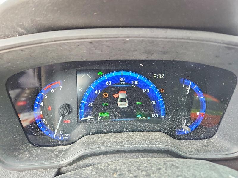 2022 Toyota Corolla VIN JTDEAMDE3NJ054104 COPART salvage auction — FRONT END, TX - SALVAGE VEHICLE TITLE (P), sold $775 on 2026-07-23 (photo 9)