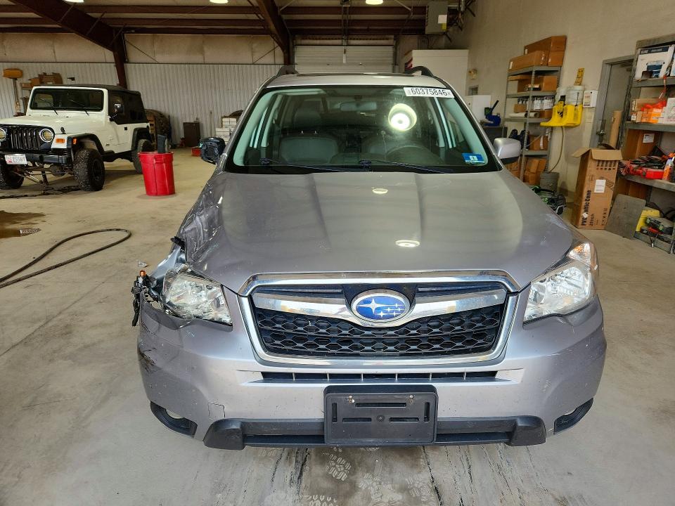 2016 Subaru Forester VIN JF2SJAKC1GH433147 COPART salvage auction — FRONT END, Pa - Certificate Of Salvage, sold $1,250 on 2026-07-17 (photo 5)