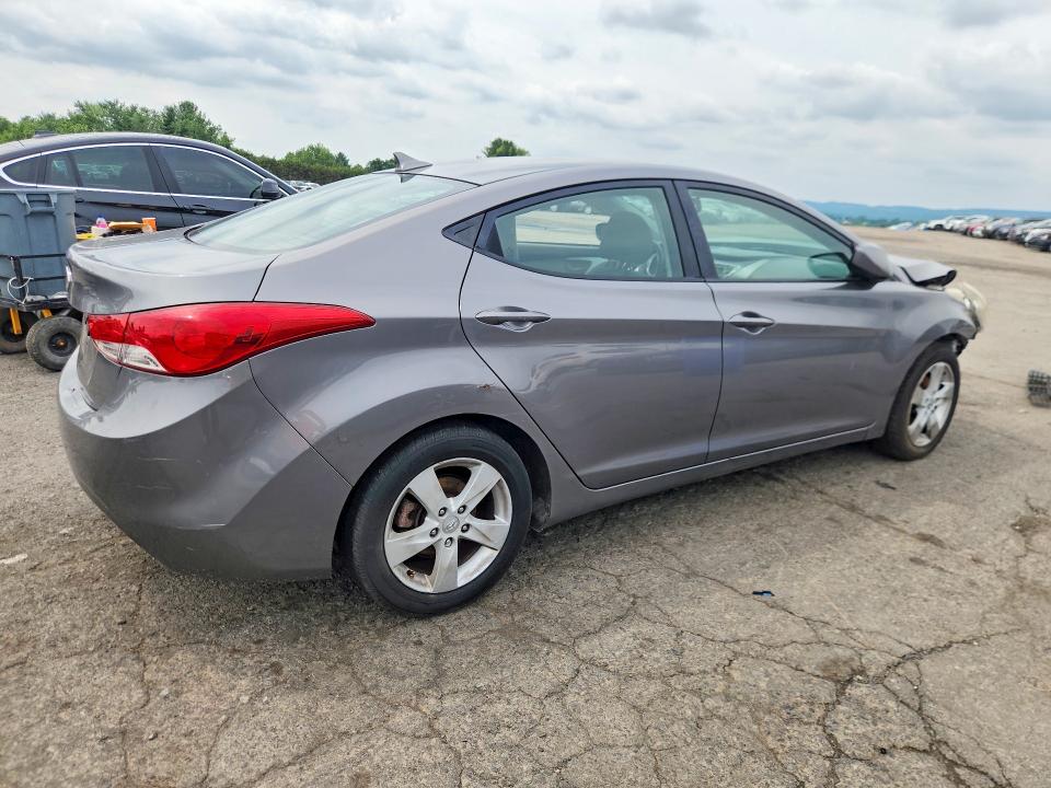 2012 Hyundai Elantra VIN 5NPDH4AE5CH093357 COPART salvage auction — FRONT END, Pa - Certificate Of Salvage, sold $675 on 2026-07-24 (photo 3)