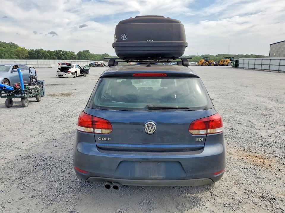 2013 Volkswagen Golf VIN WVWDM7AJ7DW020982 COPART salvage auction — SIDE, Nc - Salvage Certificate Of Title, sold $850 on 2026-08-12 (photo 6)