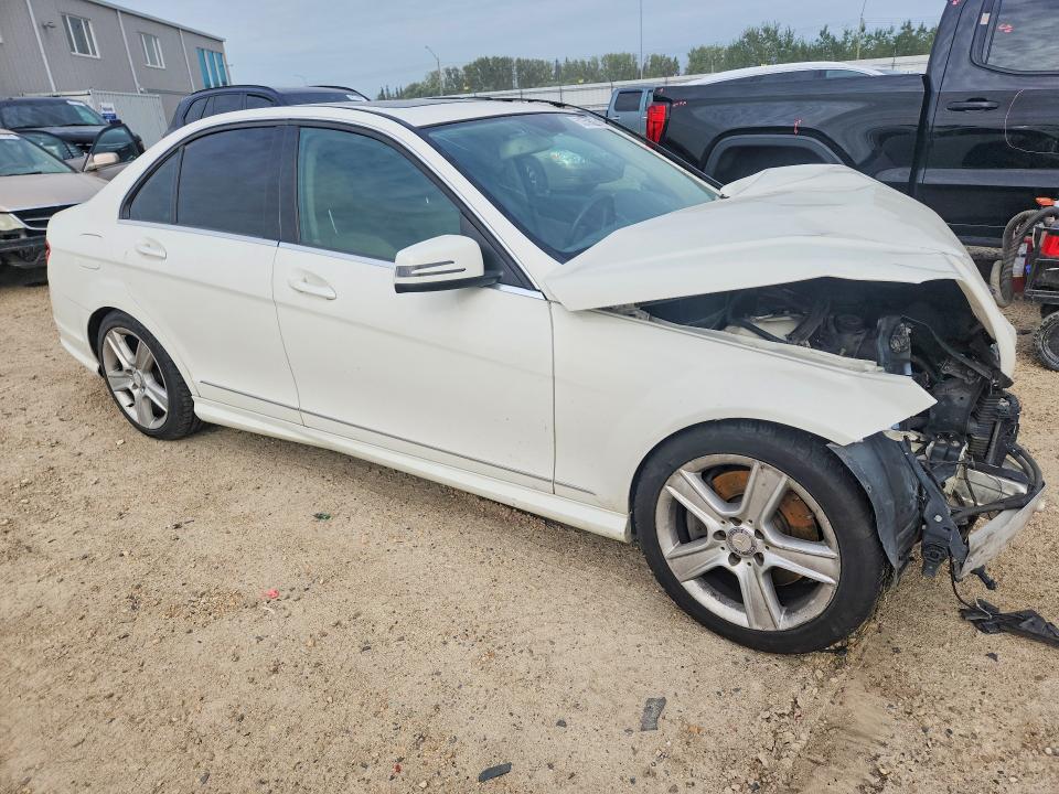 2010 Mercedes-benz C class VIN WDDGF8BB3AF378506 COPART salvage auction — FRONT END, Ab - Bos - Salvage, sold $450 on 2026-08-13 (photo 4)