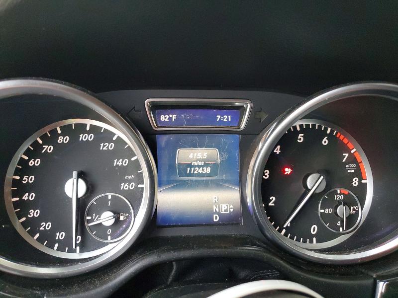 2014 Mercedes-benz M-klasse VIN 4JGDA5JB1EA390874 COPART salvage auction — REAR END, Fl - Cert Of Title-Rebuilt, sold $3,600 on 2026-07-17 (photo 9)