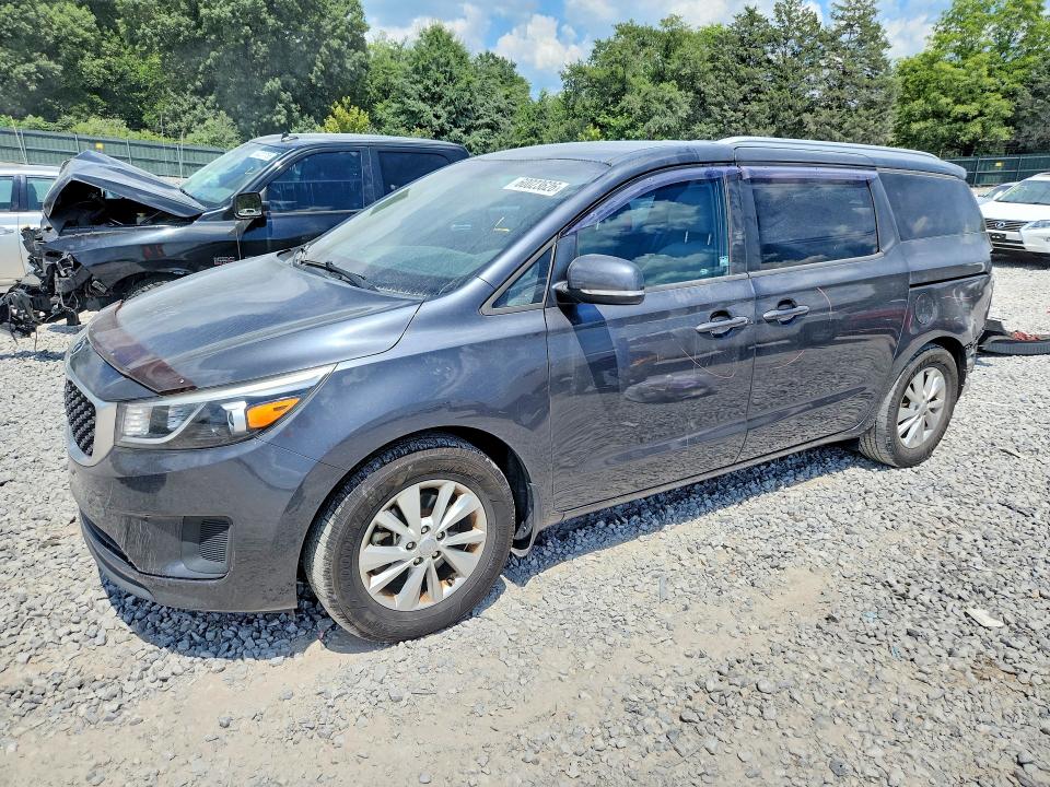 2016 Kia SEDONA VIN KNDMB5C18G6200953 COPART salvage auction — REAR END, Tn - Salvage Certificate, sold $175 on 2026-07-21 (photo 1)
