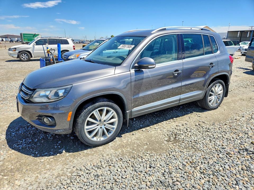 2016 Volkswagen Tiguan VIN WVGBV7AX1GW563124 COPART salvage auction — SIDE, CO - DIS/DLR/EXP ONLY CLEAN TITLE, sold $1,550 on 2026-07-14 (photo 1)
