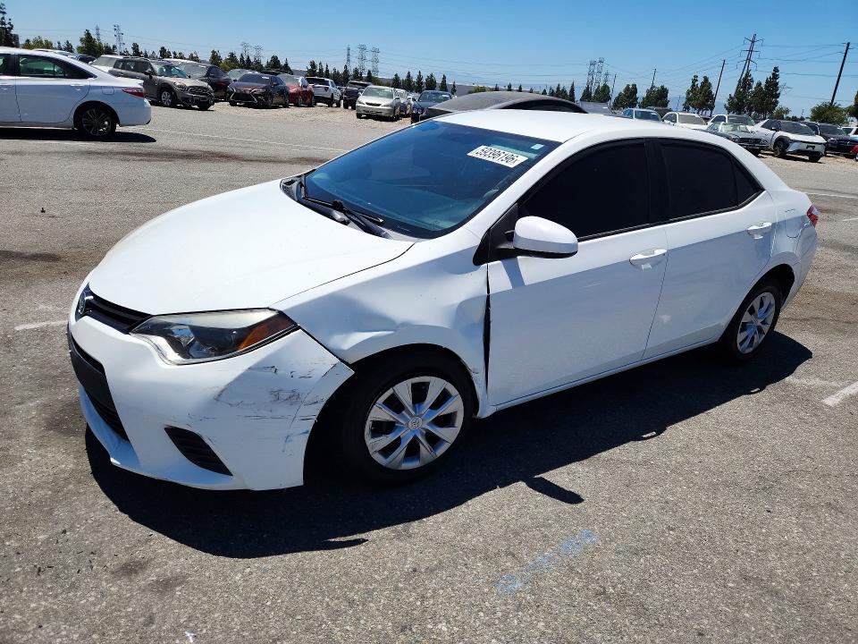 2016 Toyota VIN 5YFBURHE9GP467001 COPART salvage auction — FRONT END, CA - SALVAGE CERTIFICATE, sold $150 on 2026-07-21 (photo 1)