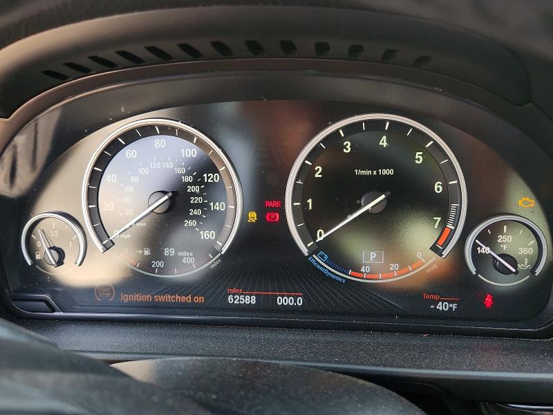 2013 BMW 5 series VIN WBAFR7C59DC817324 COPART salvage auction — FRONT END, Va - Certificate Of Title, sold $525 on 2026-07-28 (photo 9)