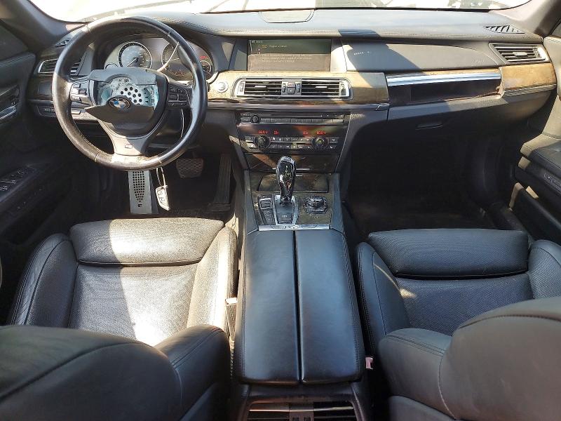 2012 BMW 7er VIN WBAKC8C51CC437396 COPART salvage auction — FRONT END, Sc - Certificate Of Title, sold $1,200 on 2026-07-27 (photo 8)
