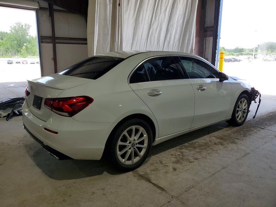 2019 Mercedes-benz A-class VIN WDD3G4EB2KW025496 COPART salvage auction — FRONT END, Ny - Mv-907A Salvage Certificate, sold $5,700 on 2026-07-13 (photo 3)