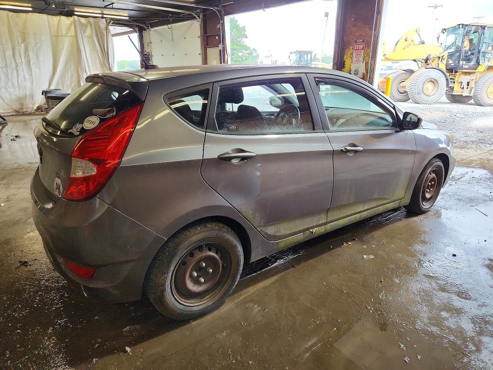 2015 Hyundai Accent VIN KMHCT5AE9FU220861 COPART salvage auction — MECHANICAL, Pa - Cert Of Title, sold $175 on 2026-07-23 (photo 3)