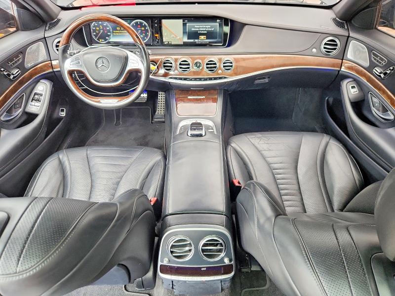 2016 Mercedes-benz S-klasse VIN WDDUG8FBXGA232605 COPART salvage auction — MINOR DENT/SCRATCHES, MD - CERTIFICATE OF TITLE (P), sold $11,300 on 2026-08-12 (photo 8)