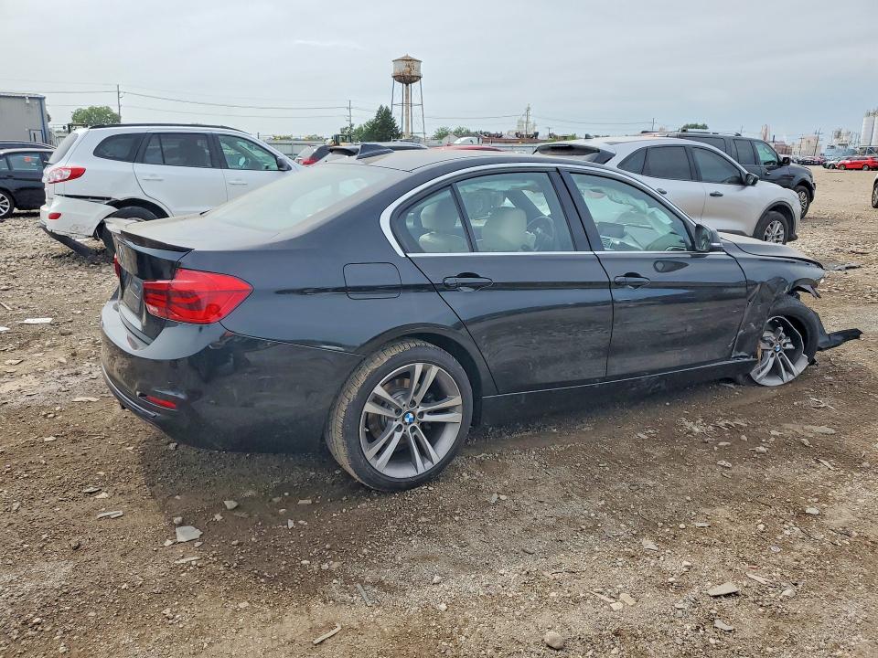 2017 BMW 3 series VIN WBA8D9G50HNT90767 COPART salvage auction — FRONT END, IL - SALVAGE CERTIFICATE, sold $2,400 on 2026-08-26 (photo 3)
