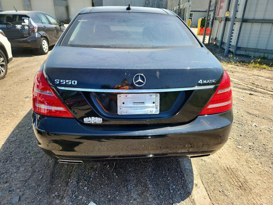 2013 Mercedes-benz S-klasse VIN WDDNG9EB4DA507117 COPART salvage auction — WATER/FLOOD, Mi - Cert Of Title-Flood Vehicle, sold $1,050 on 2026-08-12 (photo 6)