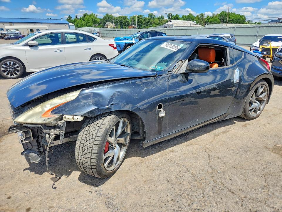 2013 Nissan 370z VIN JN1AZ4EH3DM880922 COPART salvage auction — FRONT END, PA - CERTIFICATE OF SALVAGE, sold $1,500 on 2026-07-24 (photo 1)