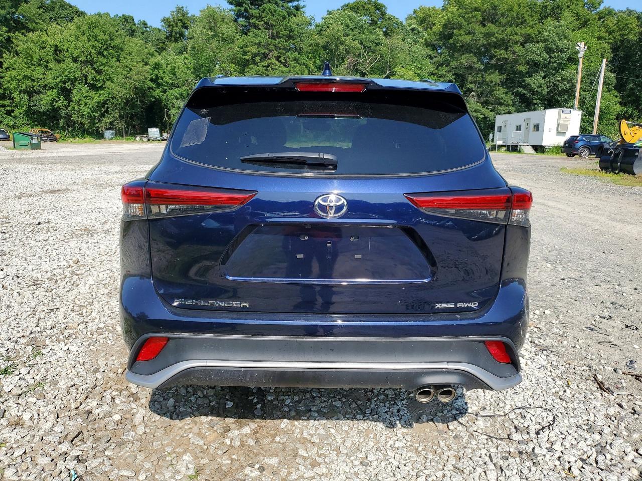 2023 Toyota Highlander VIN 5TDKDRBH0PS512837 COPART salvage auction — Front End, NY - CERTIFICATE OF TITLE, sold $19,600 on 2026-08-25 (photo 6)