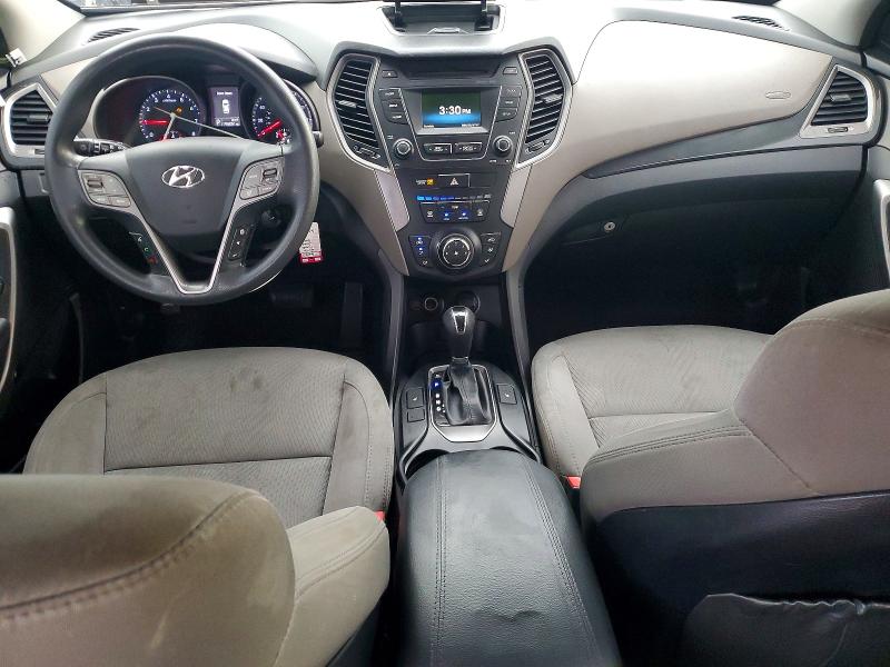 2016 Hyundai Santa fe VIN 5XYZU3LB5GG325662 COPART salvage auction — FRONT END, FL - CERT OF TITLE SLVG REBUILDABLE, sold $375 on 2026-07-28 (photo 8)