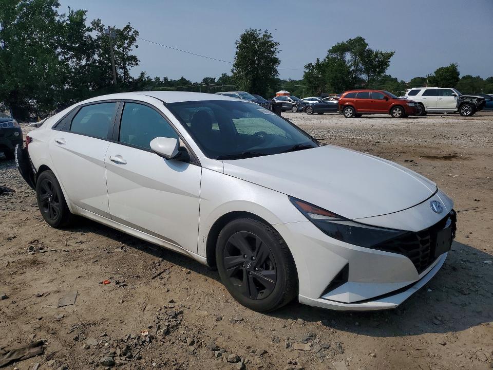 2021 Hyundai Elantra VIN 5NPLM4AG0MH012176 COPART salvage auction — REAR END, Md - Cert Of Salvage > 75% Damage, sold $100 on 2026-07-28 (photo 4)