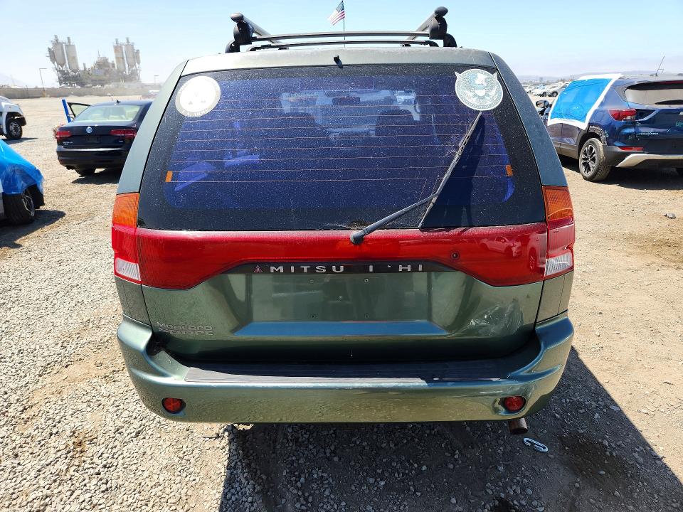 1998 Mitsubishi Montero VIN JA4LS21G8WP002023 COPART salvage auction — MECHANICAL, CA - DIS/DLR/EXP ONLY CLEAN TITLE, sold $1,050 on 2026-07-14 (photo 6)
