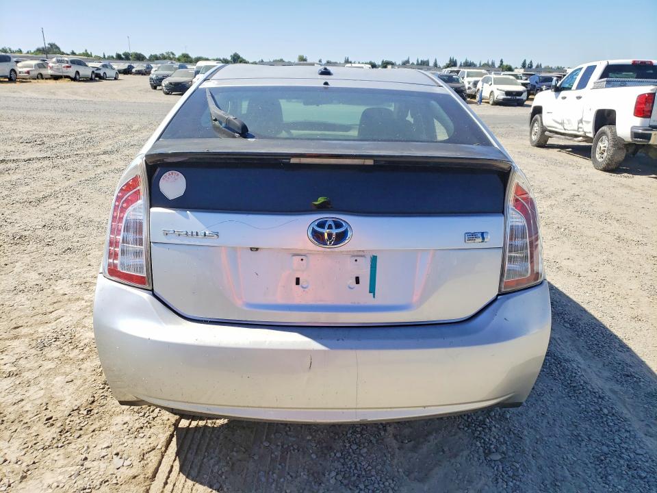 2013 Toyota Prius VIN JTDKN3DU3D5665542 COPART salvage auction — FRONT END, Ca - Dlr/Dis/Exp Only Salvage Title, sold $875 on 2026-07-16 (photo 6)
