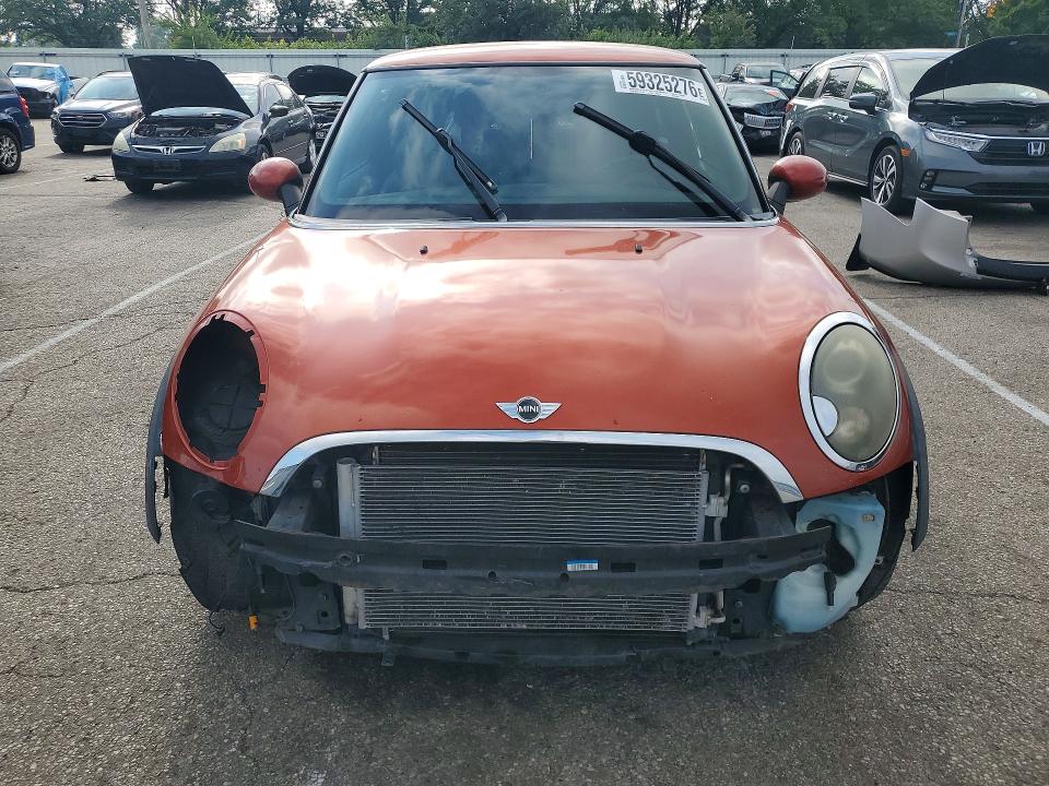 2011 Mini Cooper VIN WMWSU3C53BT095402 COPART salvage auction — FRONT END, Oh - Cert Of Title-Salvage, sold $425 on 2026-07-15 (photo 5)