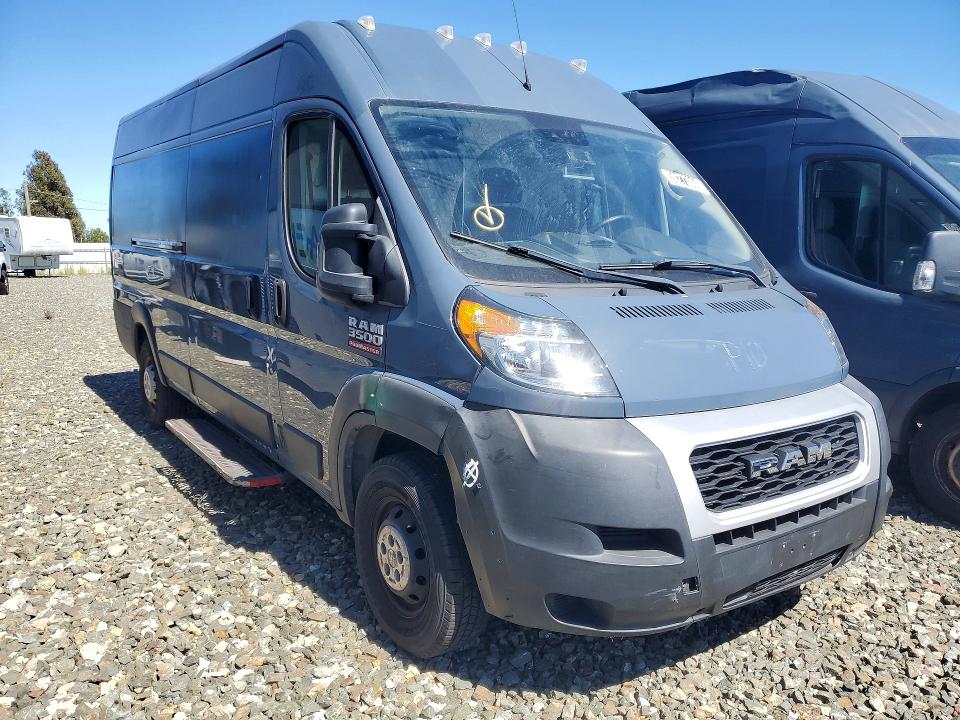 2021 Ram Promaster 3500 VIN 3C6MRVJGXME580152 COPART salvage auction — REAR END, Ca - Dis/Dlr/Exp Only Clean Title, sold $6,700 on 2026-07-30 (photo 4)