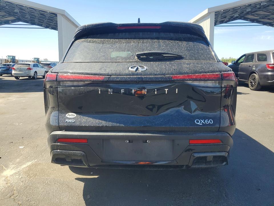 2025 Infiniti Qx60 VIN 5N1AL1ES0SC331122 COPART salvage auction — FRONT END, Nj - Cert Of Title-Salvage, sold $3,500 on 2026-07-09 (photo 6)
