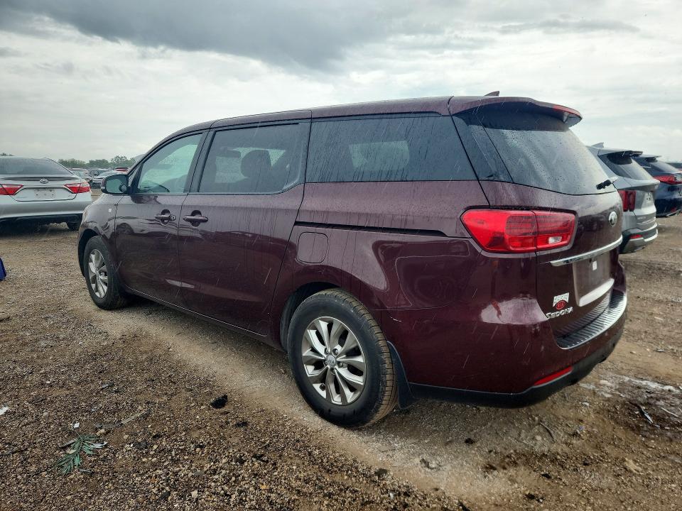 2019 Kia SEDONA VIN KNDMB5C16K6541308 COPART salvage auction — FRONT END, Il - Salvage Certificate, sold $250 on 2026-07-30 (photo 2)