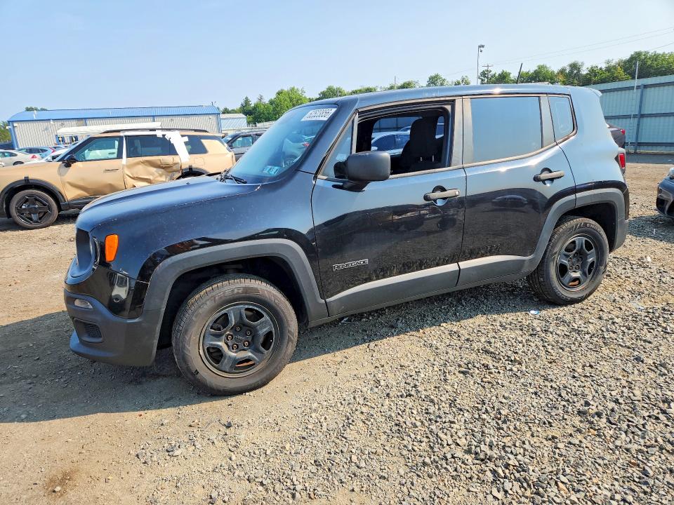 2015 Jeep Renegade VIN ZACCJBAT0FPB52825 COPART salvage auction — ROOF, Pa - Certificate Of Salvage, sold $2,000 on 2026-08-04 (photo 1)