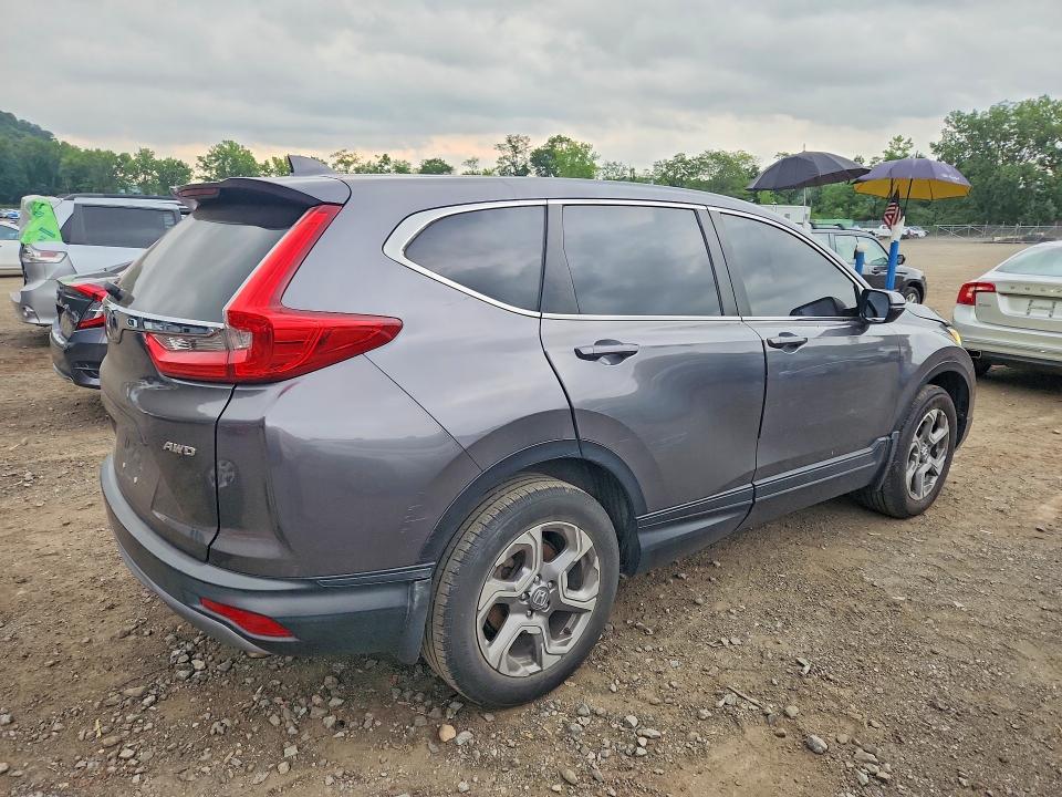 2019 Honda Cr-v VIN JHLRW2H52KX016540 COPART salvage auction — SIDE, NY - MV-907A SALVAGE CERTIFICATE, sold $1,050 on 2026-07-28 (photo 3)