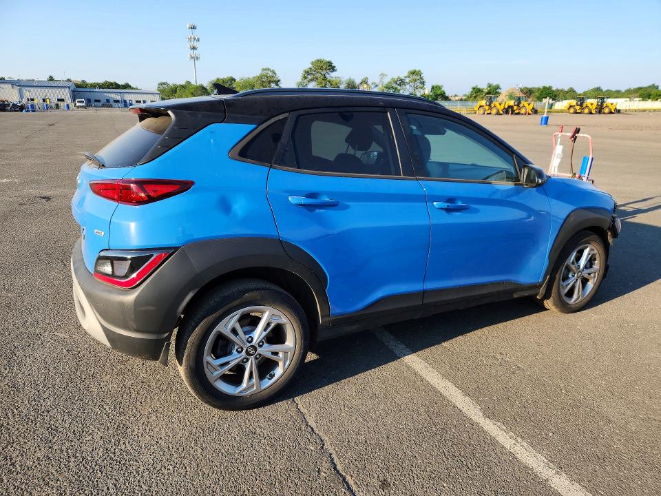 2022 Hyundai Kona VIN KM8K6CAB0NU894120 COPART salvage auction — FRONT END, NY - MV-907A SALVAGE CERTIFICATE, sold $3,000 on 2026-07-20 (photo 3)
