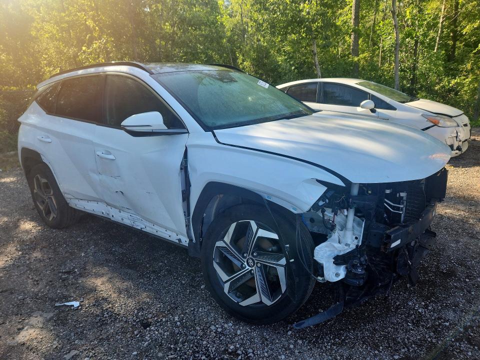 2022 Hyundai Tucson VIN KM8JCCA11NU024985 COPART salvage auction — FRONT END, On - Permit Salvage, sold $2,200 on 2026-07-28 (photo 4)