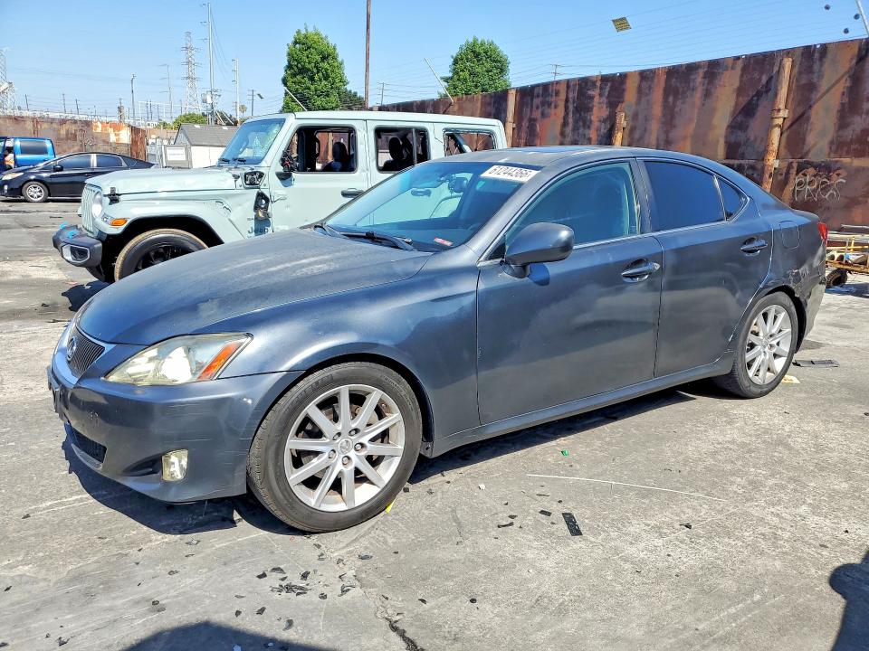 2006 Lexus Is 250 VIN JTHBK262662019672 COPART salvage auction — REAR END, CA - DIS/DLR/EXP ONLY CLEAN TITLE, sold $775 on 2026-07-22 (photo 1)