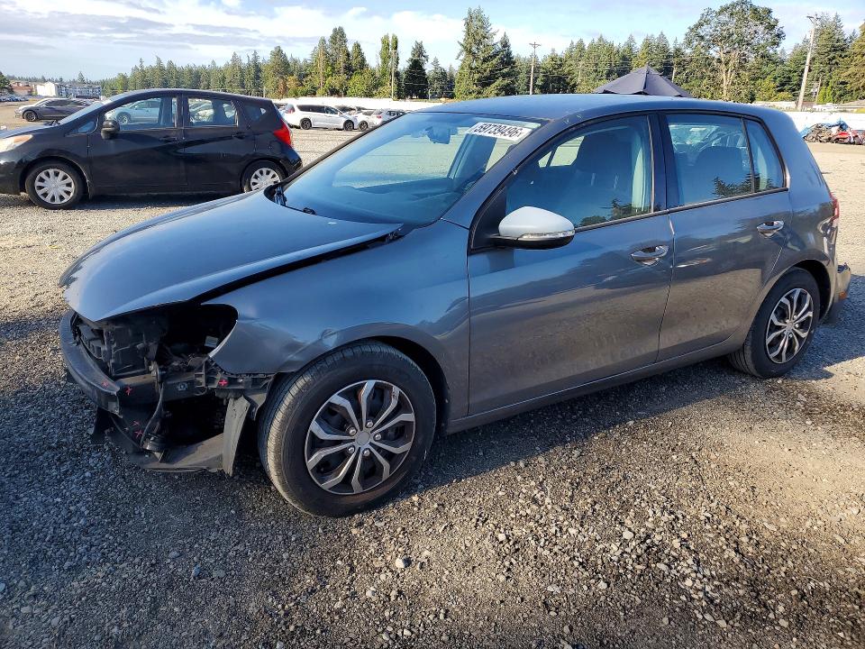 2012 Volkswagen Golf VIN WVWDB7AJ8CW196928 COPART salvage auction — FRONT END, Salvage Title, sold $1,100 on 2026-07-17 (photo 1)