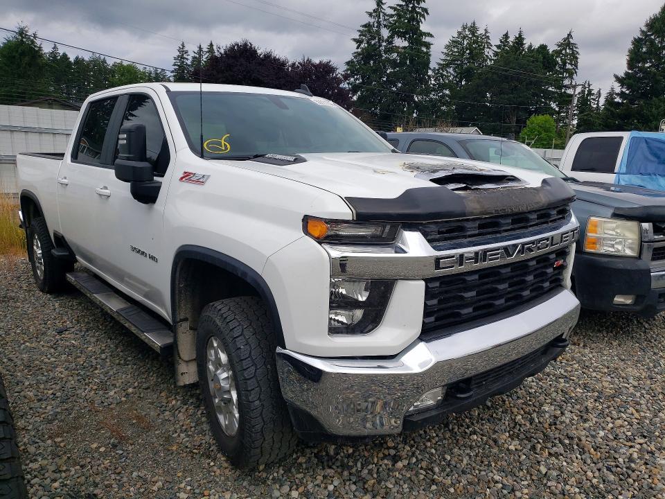 2023 Chevrolet Silverado 3500 VIN 2GC4YTEY4P1712519 COPART salvage auction — ENGINE BURN, WA - BILL OF SALE, sold $8,600 on 2026-07-28 (photo 4)