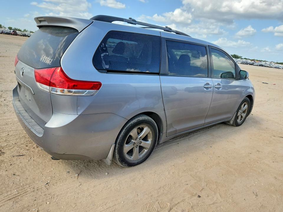 2012 Toyota Sienna VIN 5TDKK3DC4CS196373 COPART salvage auction — SIDE, Tx - Certificate Of Title, sold $1,500 on 2026-07-23 (photo 3)