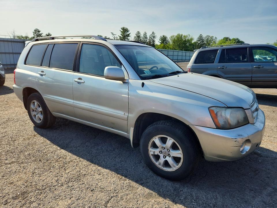 2002 Toyota Highlander VIN JTEHF21A120052546 COPART salvage auction — MECHANICAL, Ny - Certificate Of Title, sold $400 on 2026-07-28 (photo 4)