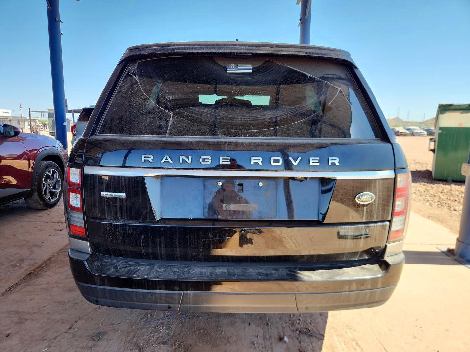 2016 Land rover RANGE ROVER VIN SALGS2EF3GA275067 COPART salvage auction — MECHANICAL, Az - Certificate Of Title, sold $5,300 on 2026-07-09 (photo 6)