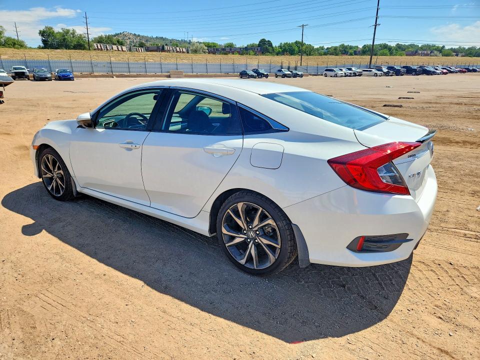 2020 Honda Civic VIN 2HGFC2F88LH520667 COPART salvage auction — HAIL, Nc - Salvage Certificate Of Title, sold $8,500 on 2026-08-19 (photo 2)