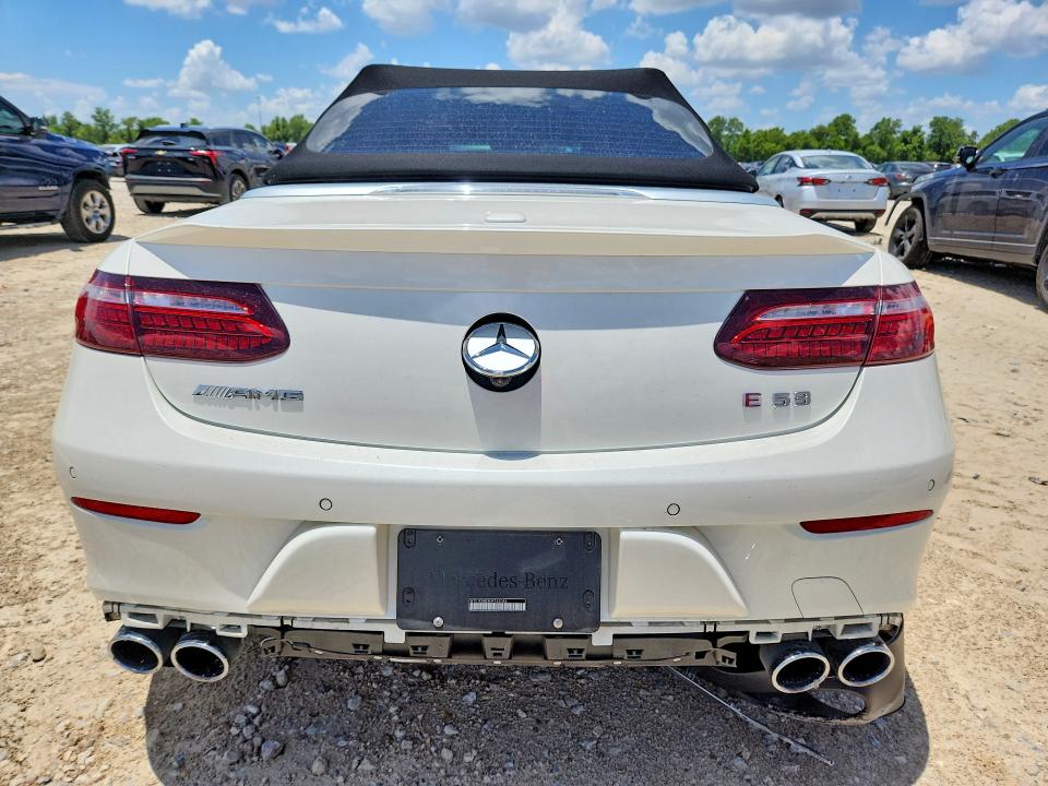 2021 Mercedes-benz E-klasse amg VIN W1K1K6BB8MF162046 COPART salvage auction — FRONT END, Tx - Salvage Vehicle Title, sold $2,100 on 2026-07-24 (photo 6)