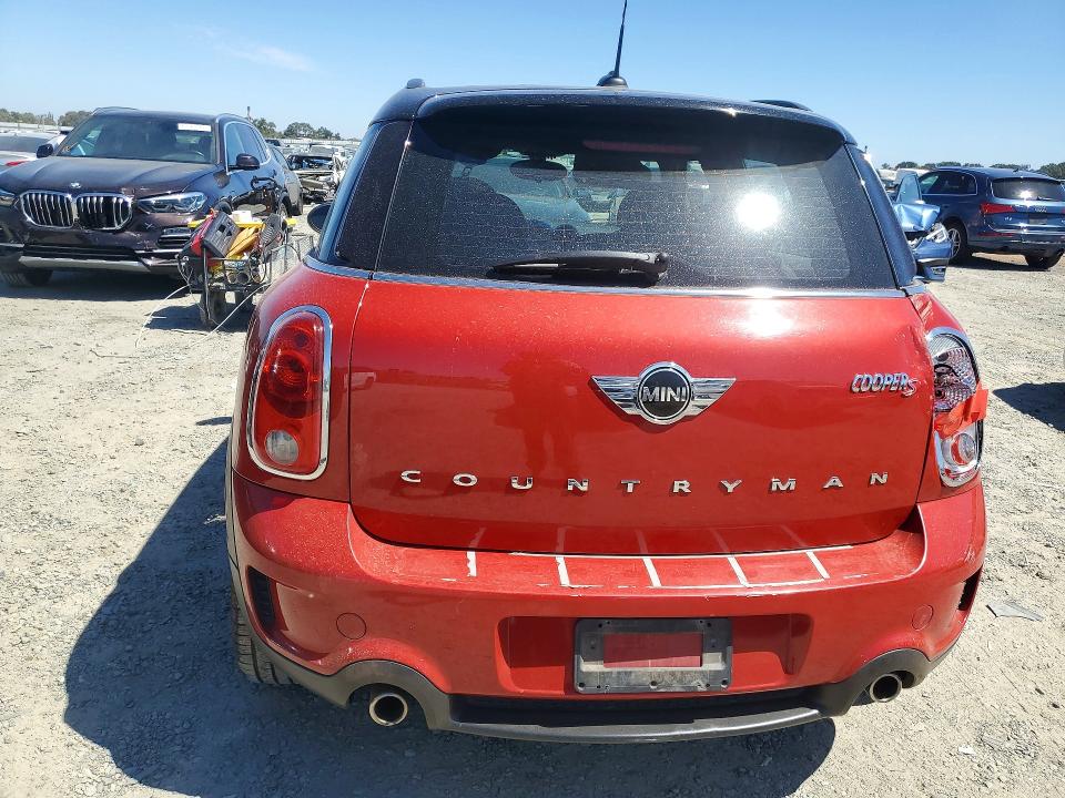 2014 Mini Cooper VIN WMWZC3C57EWP25345 COPART salvage auction — MINOR DENT/SCRATCHES, CA - SALVAGE CERTIFICATE, sold $450 on 2026-07-28 (photo 6)