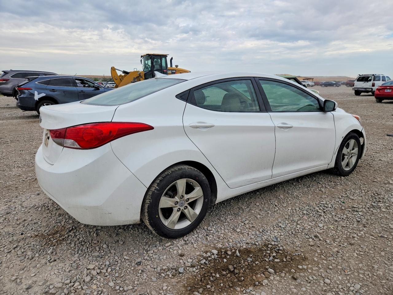 2012 Hyundai Elantra VIN 5NPDH4AE0CH107732 COPART salvage auction — Normal Wear, CA - SALVAGE CERTIFICATE, sold $425 on 2026-08-21 (photo 3)