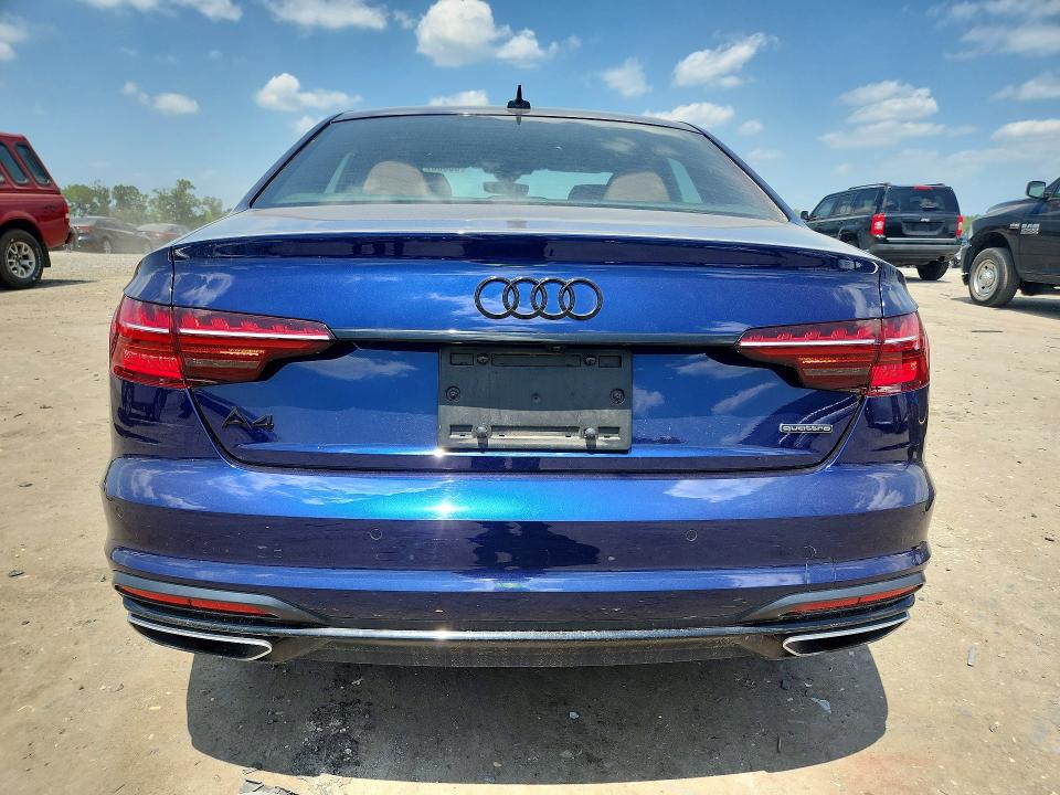 2021 Audi A4 VIN WAUEAAF41MA031354 COPART salvage auction — FRONT END, Va - Cert Of Title - Salvage, sold $16,300 on 2026-07-15 (photo 6)
