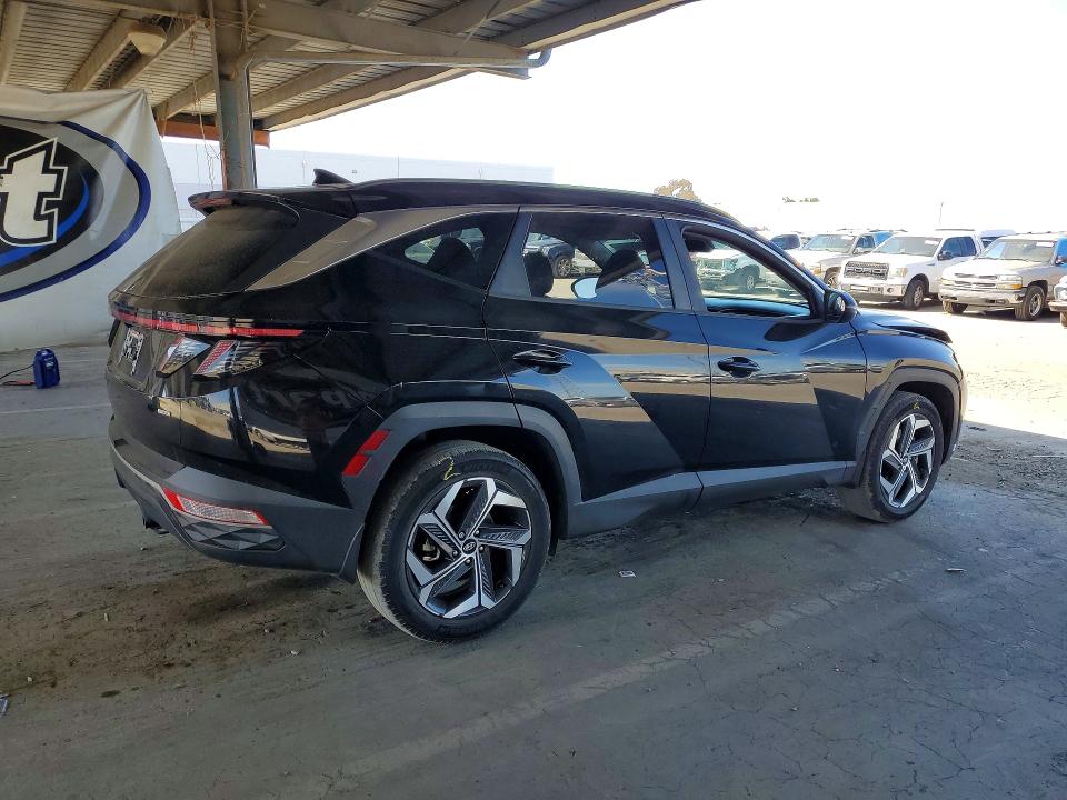2022 Hyundai Tucson VIN 5NMJFCAE8NH074899 COPART salvage auction — FRONT END, Ca - Salvage Certificate, sold $5,400 on 2026-07-09 (photo 3)