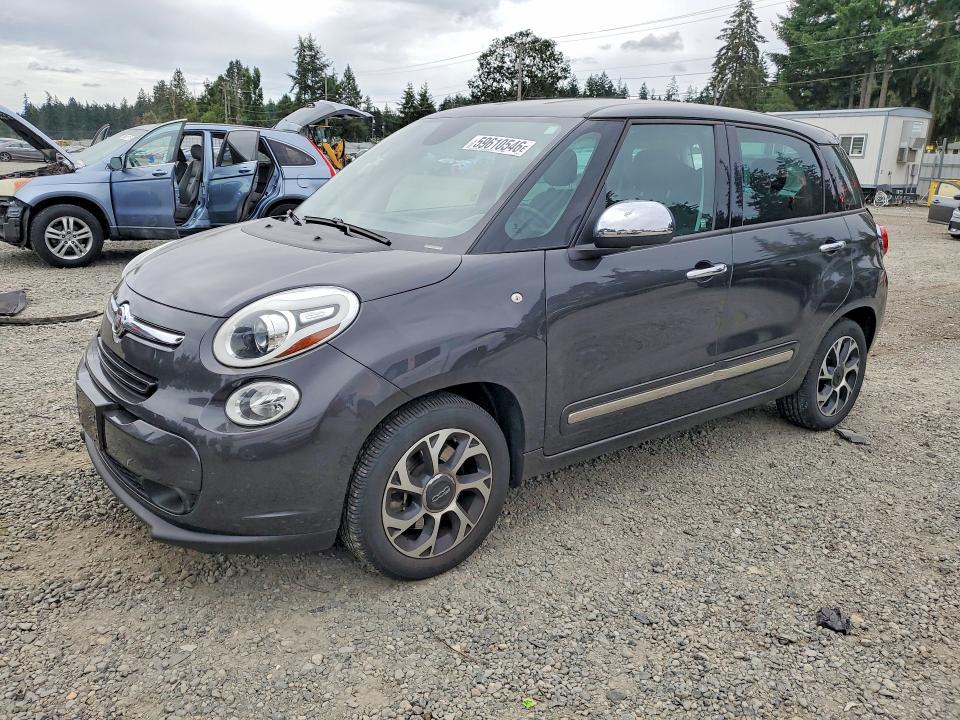 2014 Fiat 500 VIN ZFBCFACH9EZ004718 COPART salvage auction — REAR END, WA - BILL OF SALE, sold $100 on 2026-07-10 (photo 1)