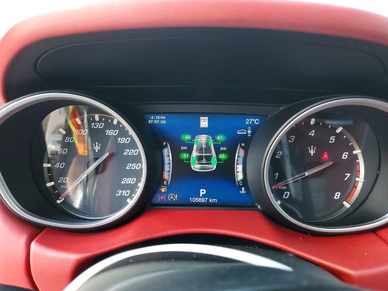 2018 Maserati Levante VIN ZN661YUS7JX298524 COPART salvage auction — MECHANICAL, On - Permit No Brand - Fit (P), sold $10,500 on 2026-07-30 (photo 9)