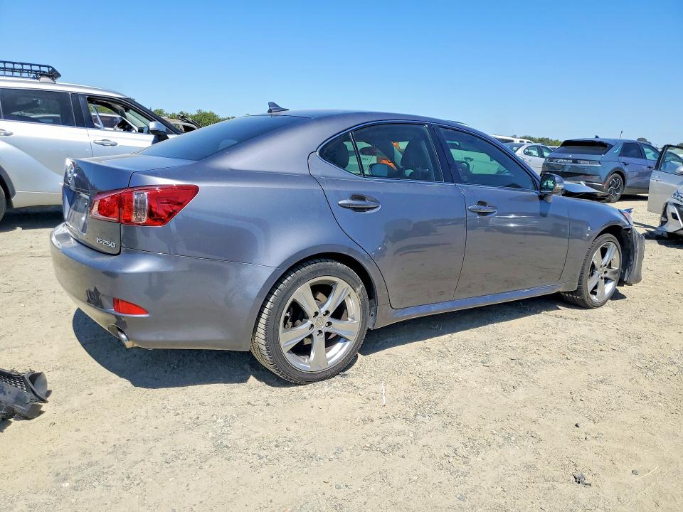 2013 Lexus Is 250 VIN JTHBF5C24D5189633 COPART salvage auction — FRONT END, CA - SALVAGE CERTIFICATE, sold $25 on 2026-07-30 (photo 3)
