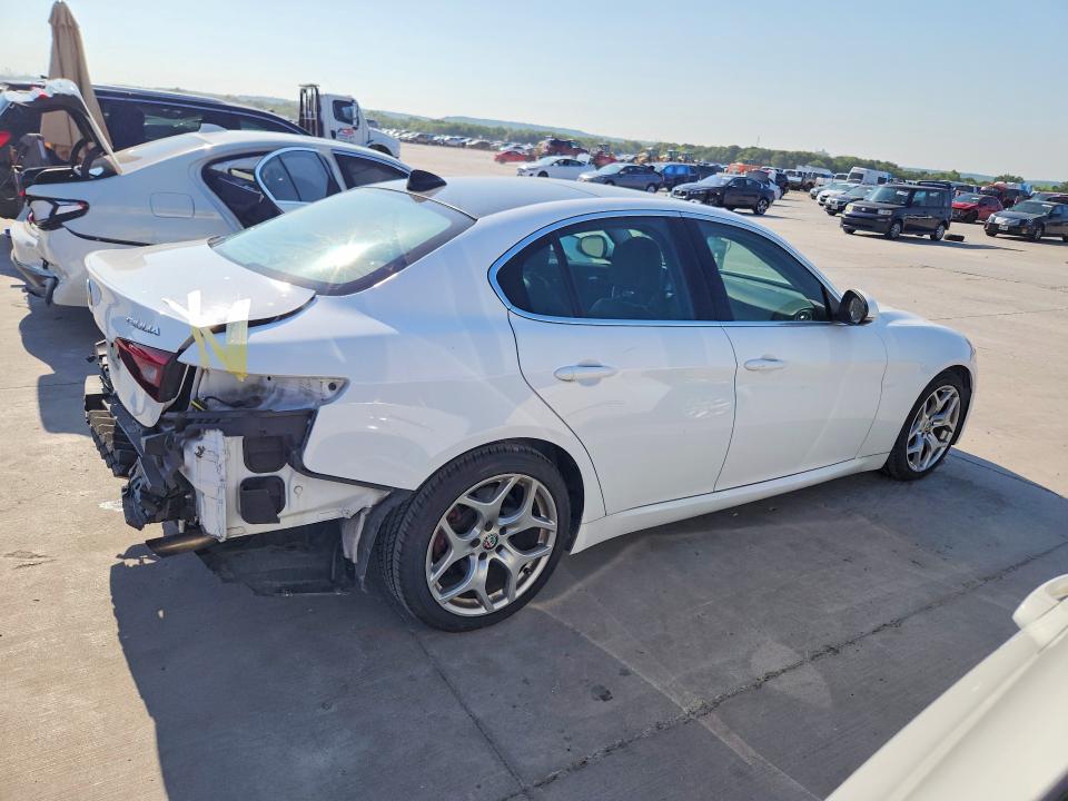 2021 Alfa romeo Giulia VIN ZARFAMBN1M7644438 COPART salvage auction — REAR END, Tx - Salvage Vehicle Title, sold $6,500 on 2026-08-24 (photo 3)
