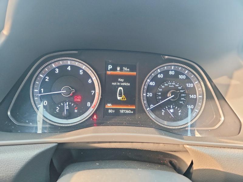 2020 Hyundai Sonata VIN 5NPEL4JA5LH058172 COPART salvage auction — FRONT END, La - Certificate Of Title (P), sold $5,400 on 2026-07-27 (photo 9)
